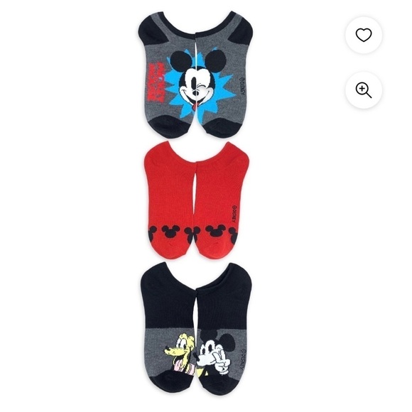 3 Pack Disney No-show Socks Womens Size 4-10 - Picture 2 of 4